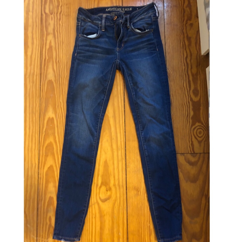 Medium wash jeggings